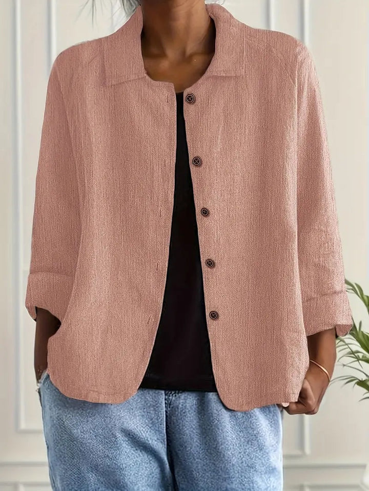 Signe | Jakke Dame Casual Knapper Let Overgangsjakke