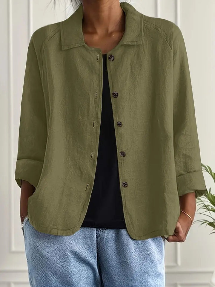 Signe | Jakke Dame Casual Knapper Let Overgangsjakke
