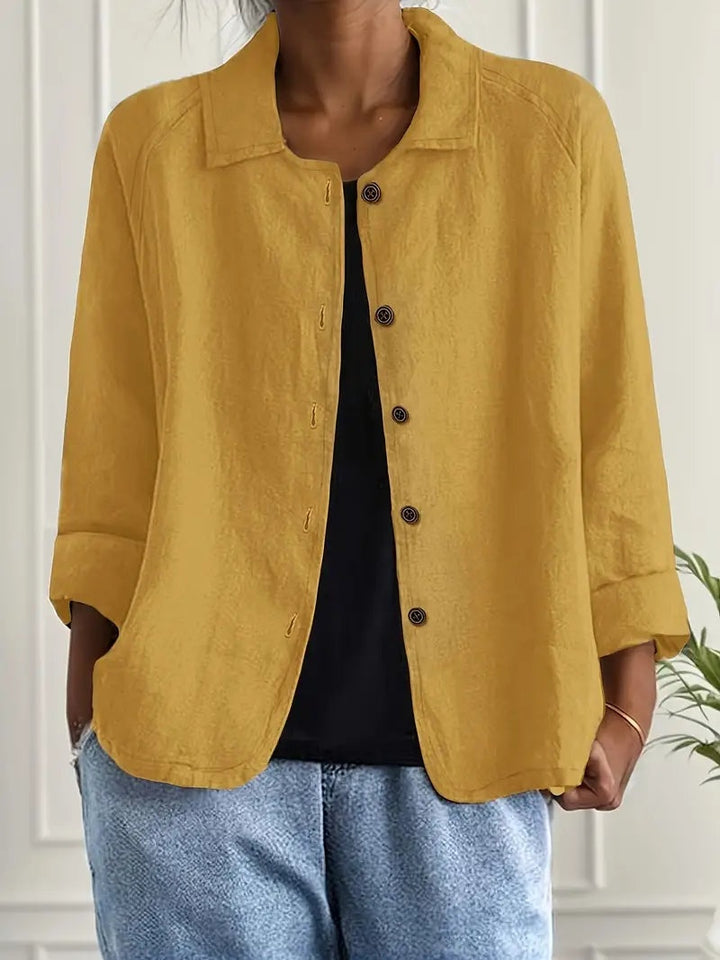 Signe | Jakke Dame Casual Knapper Let Overgangsjakke