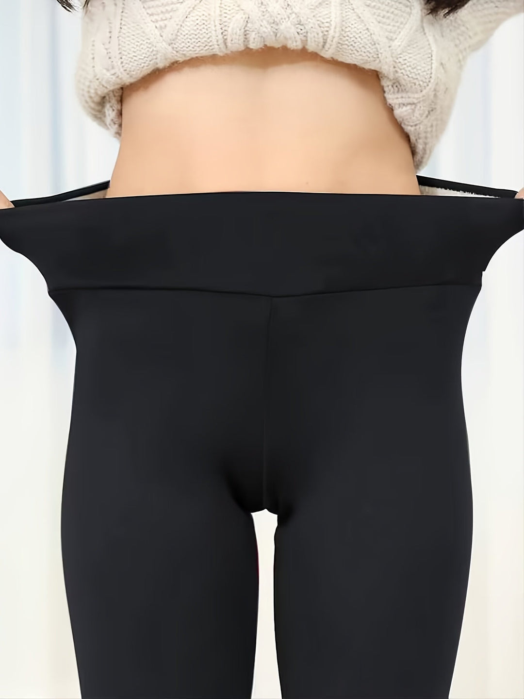 Signe | Leggings Dame Højtaljede Vinter Termisk