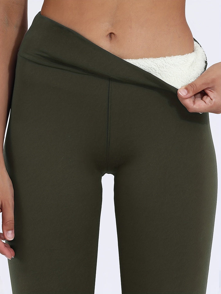 Signe | Leggings Dame Højtaljede Vinter Termisk