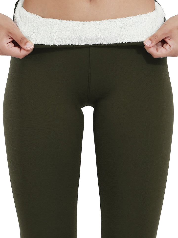 Signe | Leggings Dame Højtaljede Vinter Termisk