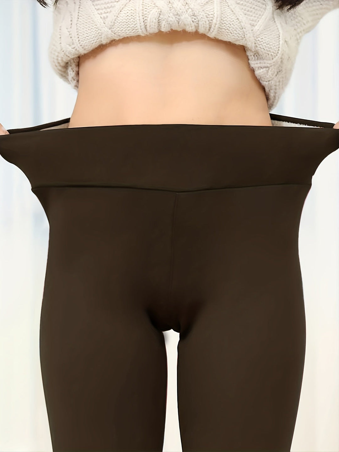 Signe | Leggings Dame Højtaljede Vinter Termisk