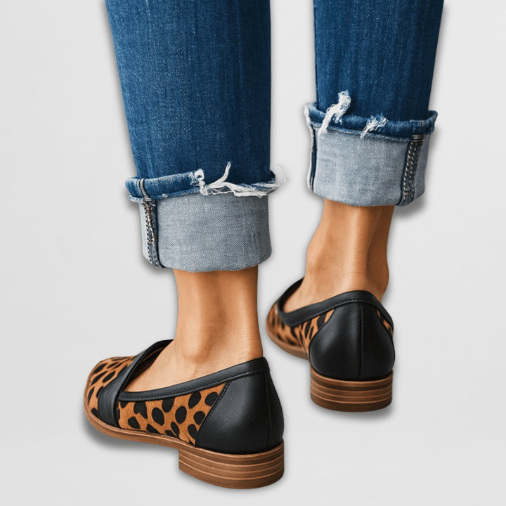 Sofie | Suede Oxford Loafer Dame Spidst Tå