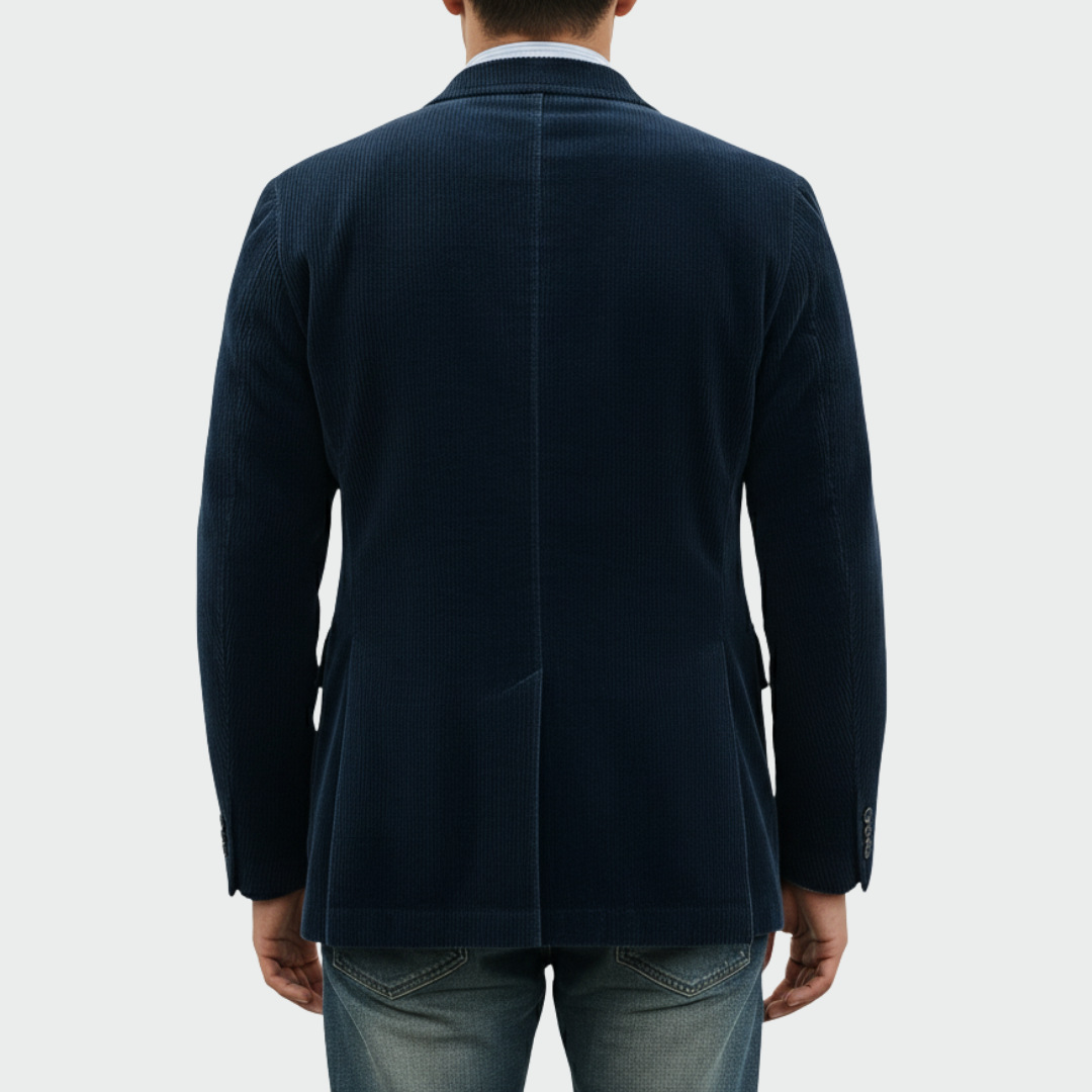 Søren | Blazer Herre Fløjl med Vest Sæt Smart Casual