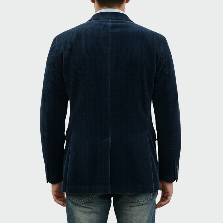 Søren | Blazer Herre Fløjl med Vest Sæt Smart Casual