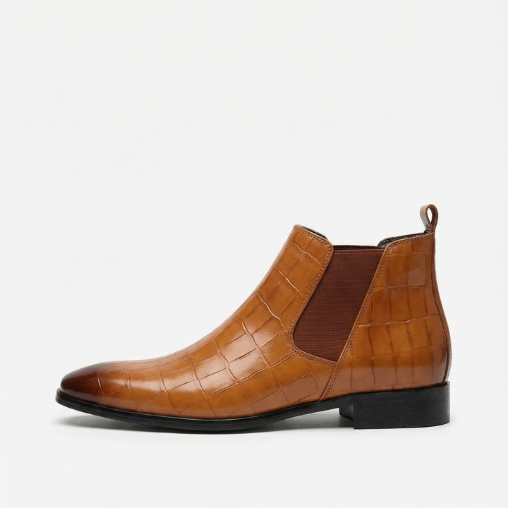 Thomas | Chelsea Boots Ankelstøvler Herre Kroko Læder