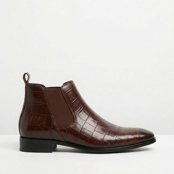 Thomas | Chelsea Boots Ankelstøvler Herre Kroko Læder