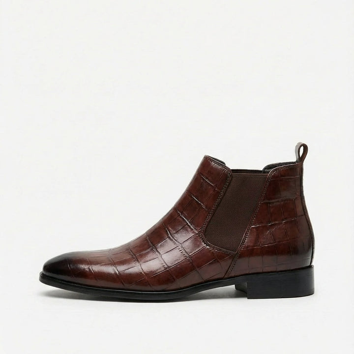 Thomas | Chelsea Boots Ankelstøvler Herre Kroko Læder