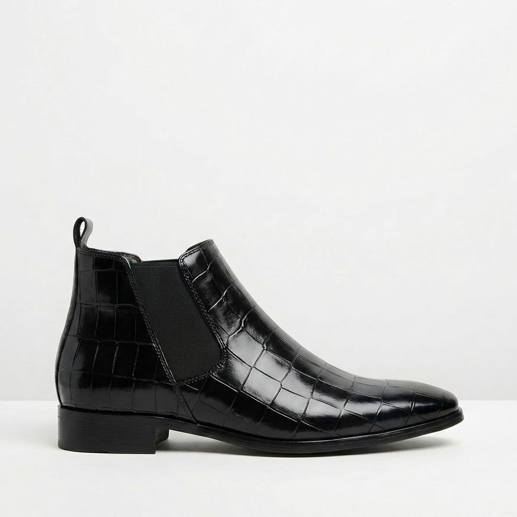 Thomas | Chelsea Boots Ankelstøvler Herre Kroko Læder