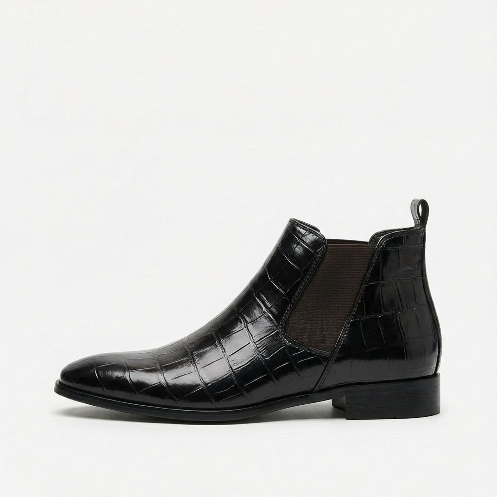 Thomas | Chelsea Boots Ankelstøvler Herre Kroko Læder