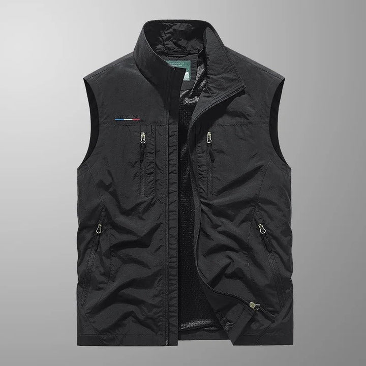 William | Vest Herre Outdoor Lynlås Høj Krave Multi-Lomme